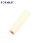 4 inch acrylic yellow stripe paint mini roller for siding porches and walls