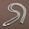 Silver 925 Fashion 2019 Jewelry Silver Necklace Men Cuban Chain Italy Man Chain Necklace