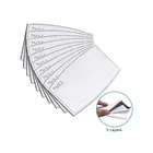 Wholesale Replaceable pm 2.5 5 Plys Face Mask Filter Pad Disposable With Activated Carbon anti Dust Filters