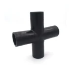 PE Cross Joint Pipe Fittings Equal Pipe Cross