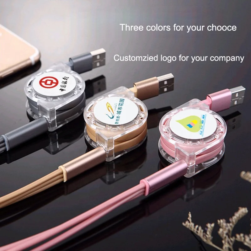 New Retractable 3 in 1 micro usb cable USB C - ANKUX.COM