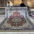 YILONG 8'x10' China Factory Promotion turkey carpet price tabriz prices silk rugs