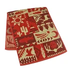 Customized face towel with double jacquard cotton yarn