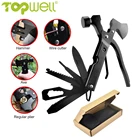 Hammer Hammer Hot Selling Stainless Steel Multifunction Axe Hammer Tool With Hammer Axe Knife Saw Bottle Opener
