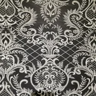 Fashion White Beaded Bridal Wedding Dress Lace Fabric With Sequins Embroidery