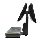 15" touch screen all in one pos machine with electronic weighing scales