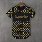 T-shirts Custom Tshirt JET FUEL Fashion Rhinestones T-Shirts Custom Marque Loose Tshirt Men