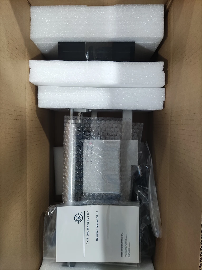 Automatic Hot Ink Roll Coder with AC220+10V Power and 50/60Hz Frequency for Expiry Date and Batch Number Printing