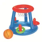 Custom Water Shooter Games Pool Inflatable Mini Basketball Hoop Float Floating Pool Sport Toys