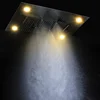 Italy design 600*800mm rainfall waterfall novelty bathroom accessories rain mist shower head with electric led