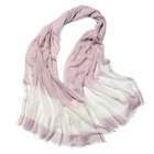 Fashion Plain Cashmere Simple Knit Long Women Color Matching Scarf