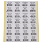 New Customized Printing Waterproof Paper QR Code Label BarCode Sticker Printing Roll