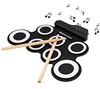 Musical Practice Instrument Portable Roll Up Drum Electronic Digital Drum
