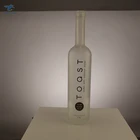 1750 Ml Oem Odm Frosted Glass Vodka Bottle For Custom Lid