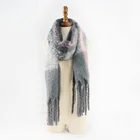 Scarf Wool Classic British Style Plaid Scarf Autumn Winter Men Women Long Pure Wool Scarf