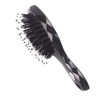 Custom Hair Combs The Black Magic Hair Dye Bristle Hairbrush Mini Detangling Hair Brush