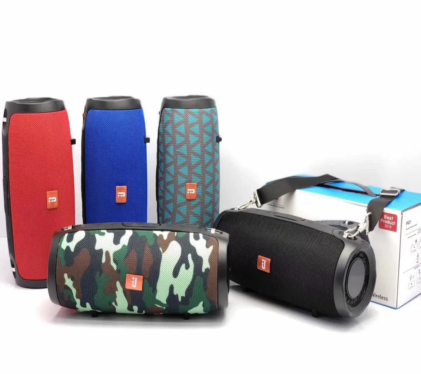 FK21 new Bluetooth speaker portable card bass gun wireless drum Bluetooth speaker - ANKUX.COM