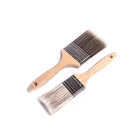 Wood Paint Brush Beavertail PBT Filaments Wooden Handle Paint Brush