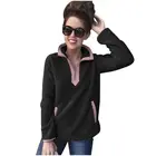 2019 Women Garment Short Plush Pullover Sweat Top Sweat Tops