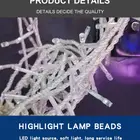 Christmas Led Holiday Wedding Window Decorative Lights Curtain Light For Shopping Mall Outdoor Decoration