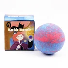 private label colorful kids bath bombs with toy inside