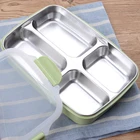 Thermal Seal Box Lunch Box For Kids Plastic Everich School Silicone Seal Plastic Thermal Leakproof Lunch Box For Kids
