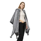 Coat Fashion Winter Soft Coat Girls Cloak Hoodie Women Flannel Pajamas Cashmere Shawl