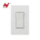 US Standard 15Amp White 1 Gang 3 Way AC Quiet Decorator Switch