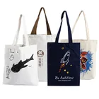 Promotional Custom Logo Printed Organic Calico Cotton Canvas Tote Bag