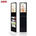 Chinese hot 27 inch lcd holder display stand 10 dots capacitive touch screen newspaper lcd player for hotel lobby