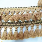 Excellent quality hot sale tassel curtain trim bullion fringe