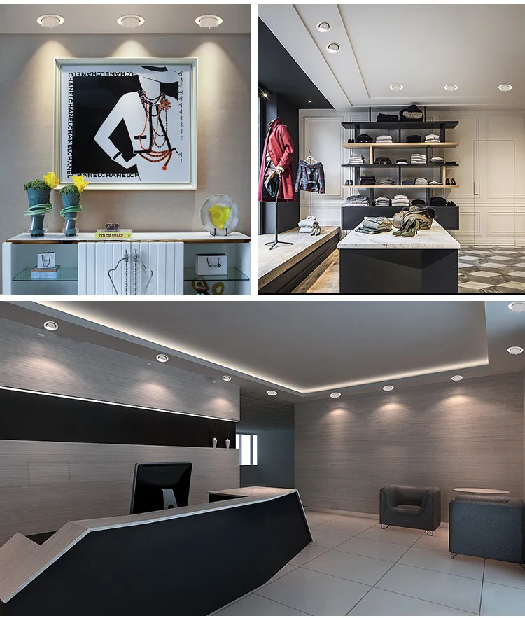 LED Elephant Trunk Light COB Corner Downlight 360 Adjustable Rotating Spotlight Commercial Home Project Applicable Downlight