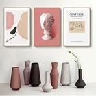 Modern Art Painting 3 Panel Abstract Character Wall Decor Group Painting
