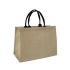 Promotional high quality eco friendly customize logo printed tote eco friendly shopping hemp jute bag