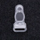 Garment Accessories Garment Accessories 12mm Transparent Plastic Suspender Garter Belt Hook Clip
