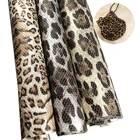 classic fashion leopard printed pu leather material for bags