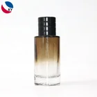 50ml frosted amber frosted refillable perfume glass bottles with matte