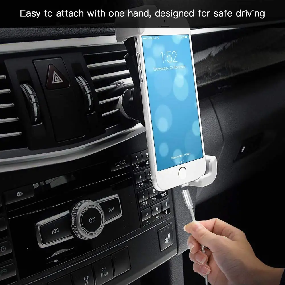 2 in 1 Magnetic USB Cable 3.3ft Lighting and Micro USB Braided Charging Sync Cord for Android and Apple Devices (Silver) - ANKUX.COM