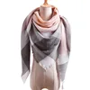 2018 Fashion Cashmere Winter Scarf For Women Wool Plaid Blanket Scarf Warm Pashmina Wrap Shawls and Scarves
