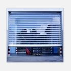 Commercial cheap polycarbonate rolling door aluminum frame transparent rolling door