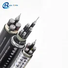 Aluminum conductor XLPE insulated 4 cores power cable as IEC standard aluminum wire armour cable