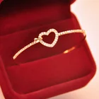 2019 new arrivals crystal gold plated bangle popular jewelry women bracelet