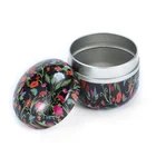 2020 New Style Round Tin Cans Tea Boxes Containers Tin Candle Box