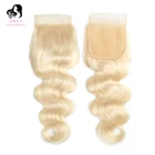 Cheap Wholesale 613 Body Wave Human Hair Lace Closure Unprocessed Russian Frontal Virgin Hair Extensions