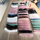 Wholesale natural hot sell black obsidian crystal quartz massage stick wand