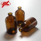 Color Vial Amber Little Glass Vial Amber Color Moulded Glass Vial