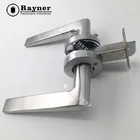 SUS304 Safety Bathroom door lever handle with privacy latch