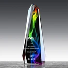 High Quality K9 Crystal Custom Octagon Tower Crystal Trophy Award