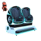 vr arcade machine 2 seats 9DVR chair game machine, Newest VR egg chair 9D virtual reality cinema simulator equipment