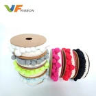 35mm multicolor Pom-pom balls fringe,ball fringe trim,crafts trim decorative